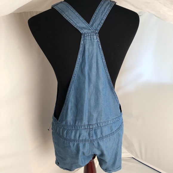 Garage lightweight denim drawstring shortalls - Picture 3 of 13
